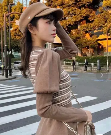 [ Darich ] 멀티 보더 미니 원피스