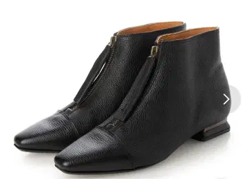 RABOKI ECONO 천연 가죽 프론트 지퍼 부츠