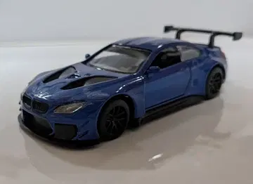 BMW GT3 M6 미니카 블루 리어 윙 1/36 사이즈
