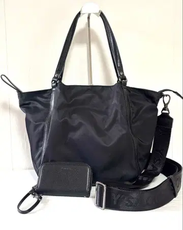 Y'SACCS 2WAY 블랙 숄더백