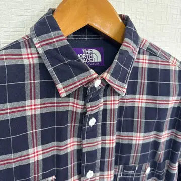 THE NORTH FACE 긴팔 플란넬 셔츠 네이비 L 사이즈