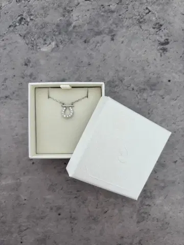 스와로브스키 실버 목걸이