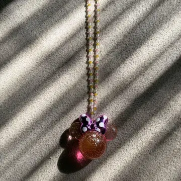 디즈니 라이트 빛나는 목걸이 미니