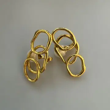 IRIS47 골드 오픈 반지 귀찌