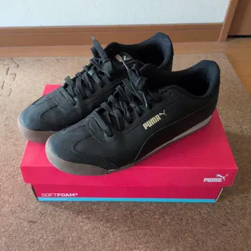 PUMA 블랙 스니커즈 SOFTFOAM 체리노 28.5cm