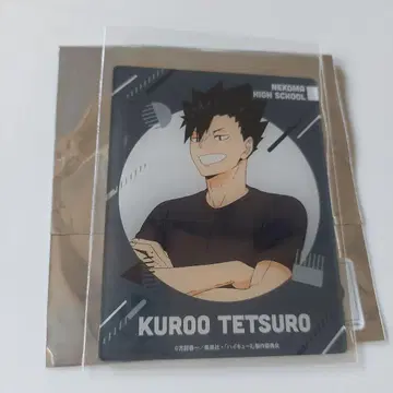 하이큐 쿠로오 테츠로 아크릴 카드 되돌아보기 타임