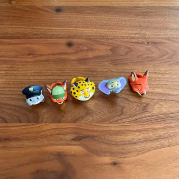 디즈니 주토피아 가챠가챠 반지