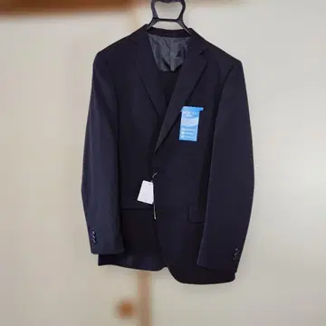 세탁 가능 네이비 비즈니스 정장