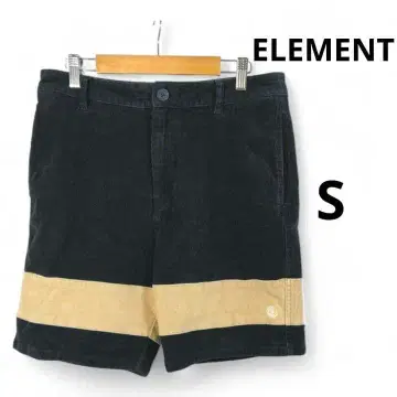ELEMENT 코듀로이 숏팬츠 네이비 x 베이지 size 30