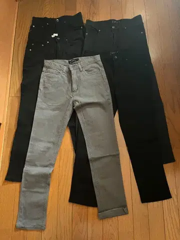 스트레치 슬림 팬츠 5종 세트 남성용 S 사이즈 스키니 팬츠