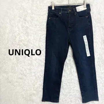 유니클로 청바지 / 미사용품 하이라이즈 스키니진 앵클 기장 스트레치