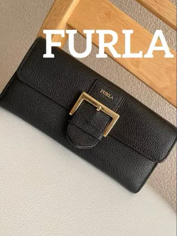 FURLA 블랙 장지갑