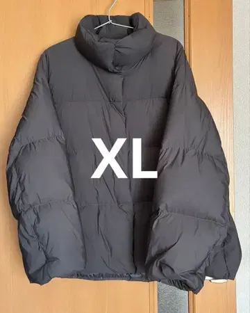 유니클로 파우더 소프트 다운 자켓 아우터 그레이