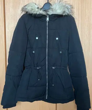 H&M 다운 자켓 퍼 아우터 점퍼