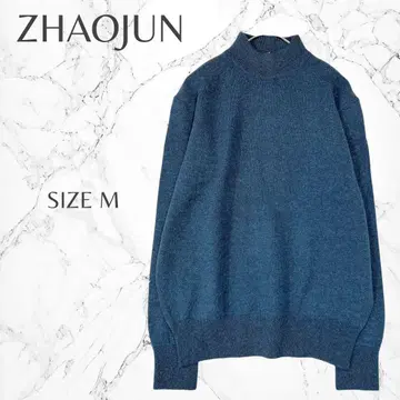 [ 자우첸 ] 캐시미어 따뜻한 하이넥 긴팔 니트 스웨터 M 고품질