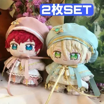 10~12cm 봉제 인형 의류  의류 이츠누이 앙스타 성가대 2색 세트