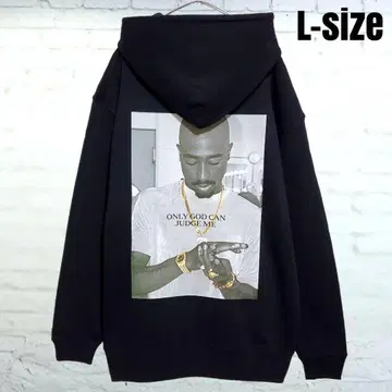 [ 새상품 ] 2pac 후드티 블랙 2