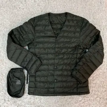 [UNIQLO] 울트라 라이트 다운 자켓 남성용 S 블랙 수납 봉투 포함