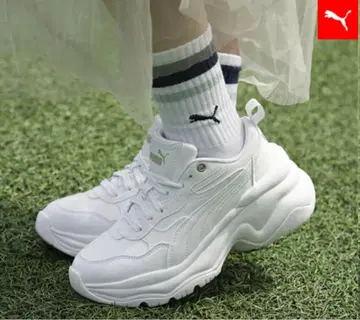 컨디션 최상 PUMA 우먼 시리아 웨지 스니커즈 23cm USED