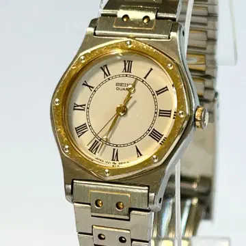 [ 레어/작동 ] SEIKO QZ 1221-0040 옥타곤