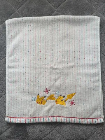 포켓몬 센터 피카츄 페이스 타월