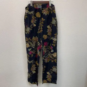 플로럴 패턴 팬츠