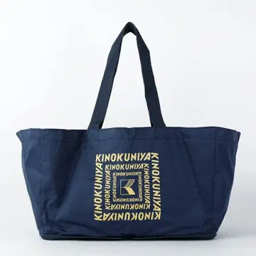 기노쿠니야 접이식 보냉 카고백 인디고 기노쿠니야 에코백