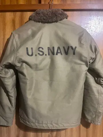 휴스턴 N1 자켓 36 콜라보 블루포트 NAVY