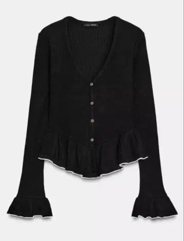 자라 소프트 프릴 자켓