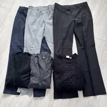 수트 셋업 세트 (네이비 그레이 블랙)