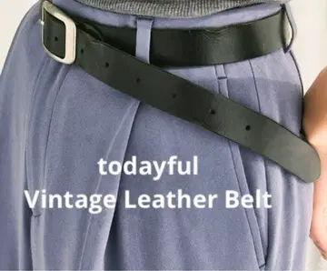 todayful Vintage Leather Belt