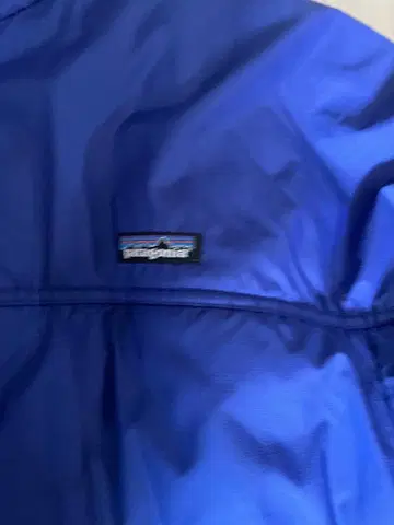 patagonia 후드 부착 다운 자켓 L 파랑