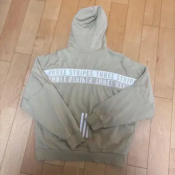 adidas THREE STRIPES 집업 후드티 M