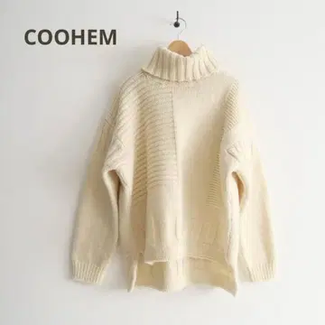 COOHEM 간디 패턴 니트