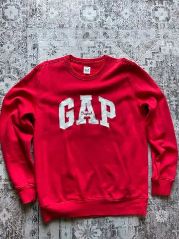 GAP 레드 맨투맨 S 사이즈