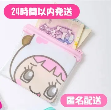 나루미야 해피파크 클리어 플랫 파우치 메조 피아노 미밀리짱