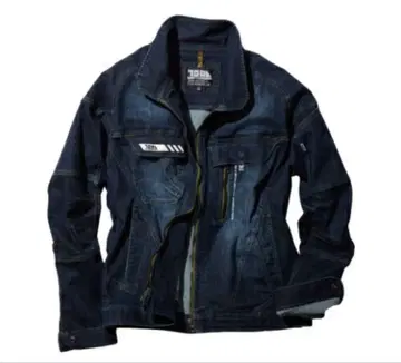 도라이치 데님 긴팔 블루종 점퍼 자켓 8830-124 sizeLL