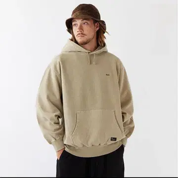 F.A.T. U.P.OVER 맨투맨 후드티 베이지