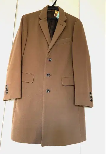 클리닝 완료 MEN'S MELROSE 베이지 체스터 코트