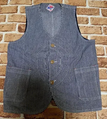 새상품급! 히코리 스트라이프 데님 베스트 BIG BILL 빅빌 L