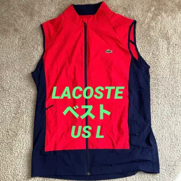 미사용 새상품 LACOSTE 라코스테 남성용 골프 베스트 US L