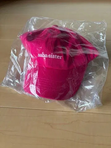미개봉 새상품 사바스타 캡 pink