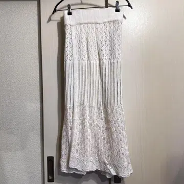 Chico 레이스 스커트 화이트 프리 사이즈 HR0588