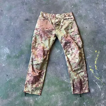 이탈리아군 우드랜드 카모플라쥬 밀리터리 카고 팬츠