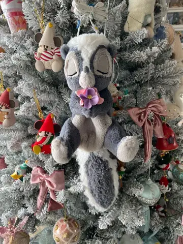 디즈니 다람쥐 봉제 인형 꽃 장식 & 머리띠