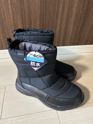 택 포함 미사용 새상품 방한 부츠 워크맨 퀘벡 필드코어 블랙 LL