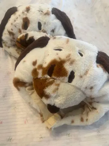 2점 usj 머리띠 플리스 소재