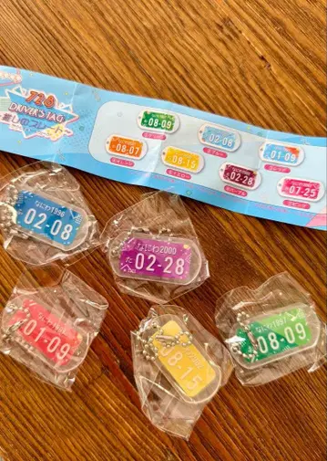 [ 무료배송 ] 728 DRIVER'S TAG 키링 세트 5개