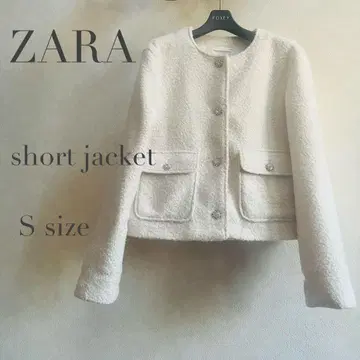 ZARA 자라 부클레 숏 자켓 S 미사용품