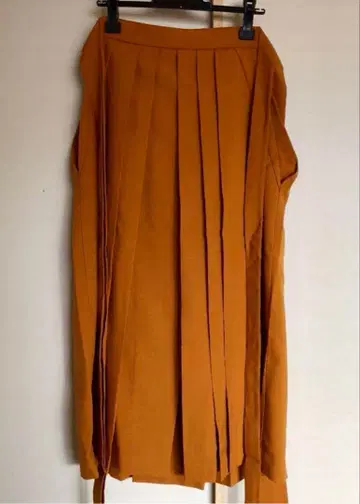 주황색 무지 하카마